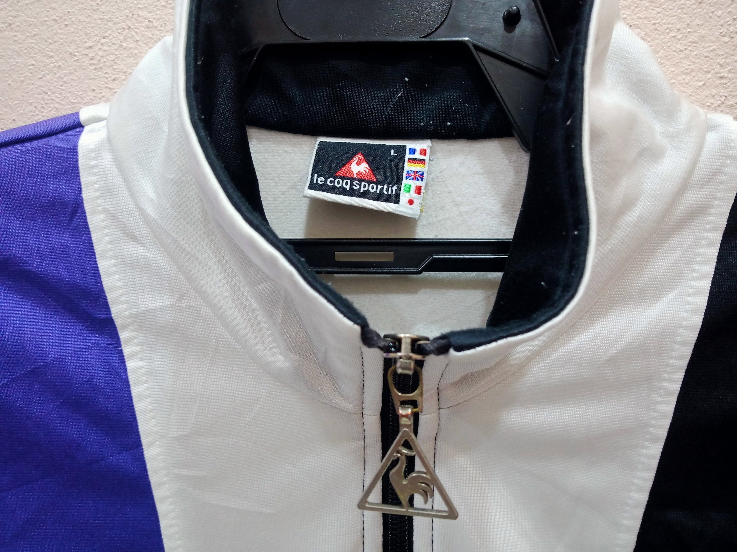 Vintage 90's Le Coq Sportif Multicolor Large Jacket Vintage 90's Le Coq Sportif Multicolor Large Jacket