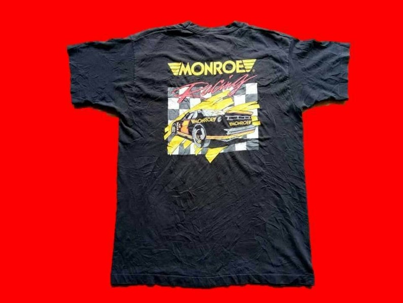 vintage Monroe Racing 90s large mens t-shirt