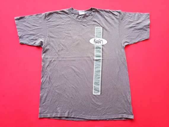 vintage Korn metal band 90s xlarge mens t shirt