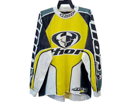 90s USA製 THOR モトクロス レーシングシャツ M - Sixpacjoe Web