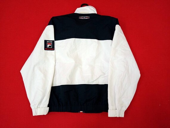 Vintage Fila Sport Windbreaker Jacket Large 90s Fila Biella Italia