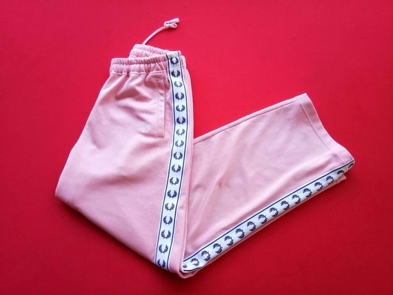 fred perry taped joggers