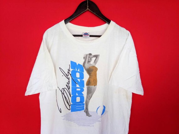 Buy Vintage Marilyn Monroe Actres Movie Model Large Mens 90s T 