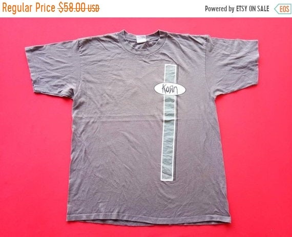 10 % vintage Korn groupe metal des années 90 xlarge mens t-shirt 10 % vintage des Korn groupe metal des vintage années 90 xlarge mens t-shirt 8b56fd