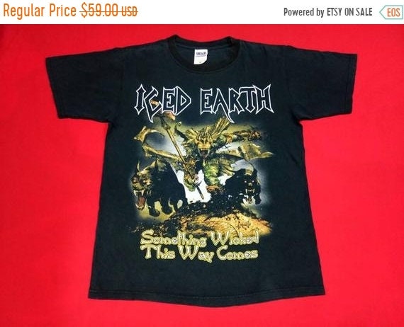 vintage Iron maiden iced earth metal music concert