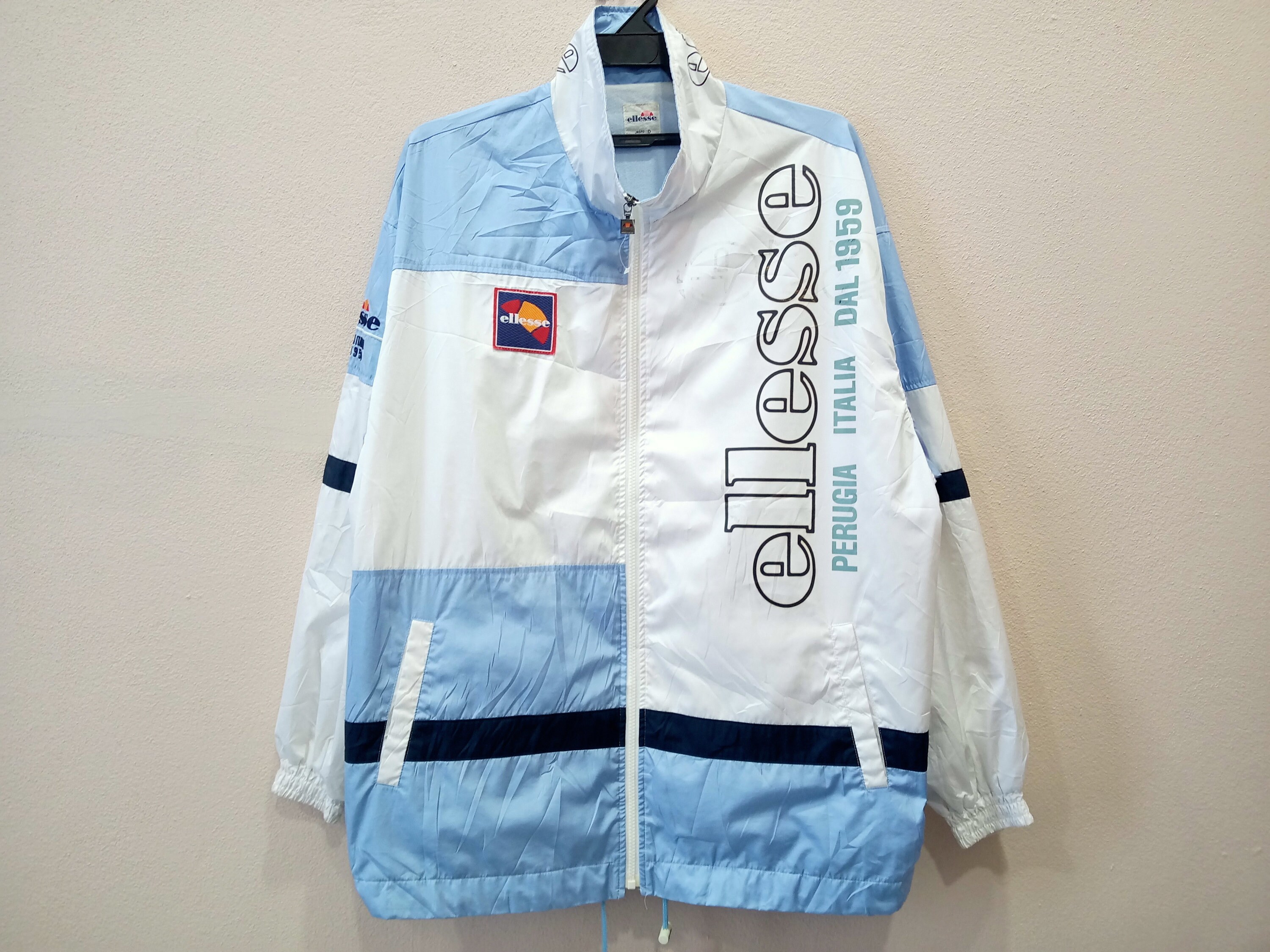 Vintage 90s Ellesse Italian Bomber Jacket Ellesse Sportwear Outerwear  Vintage 1990s Ellesse Bomber Windbreaker Jacket Size M - Etsy