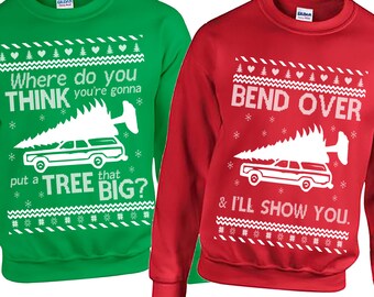 ugly christmas sweater etsy christmas sweater