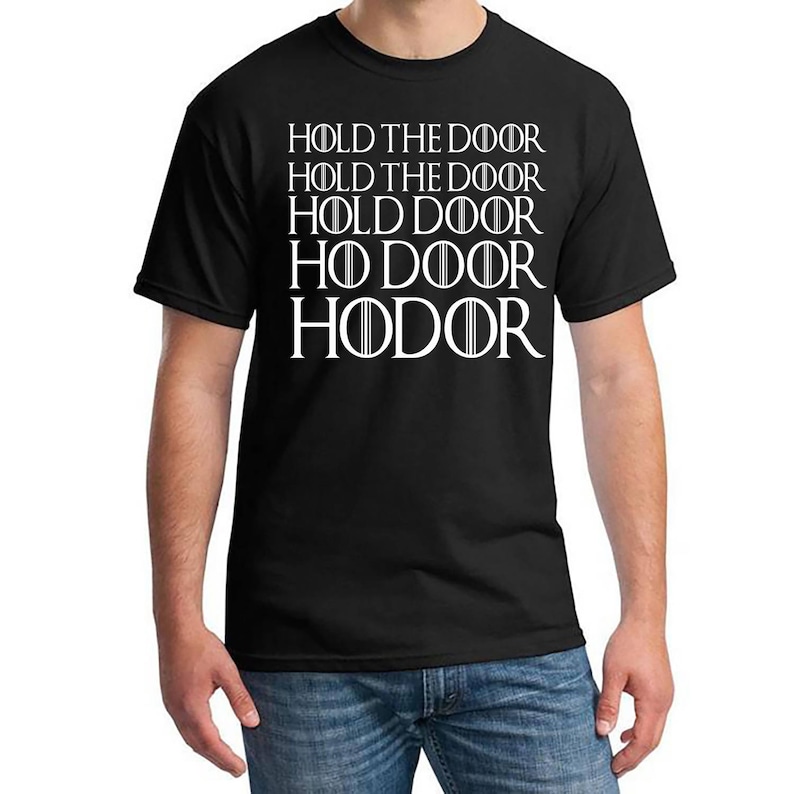What Would Hodor Do T-Shirt with Hodor Packaging Game of Thrones Stark