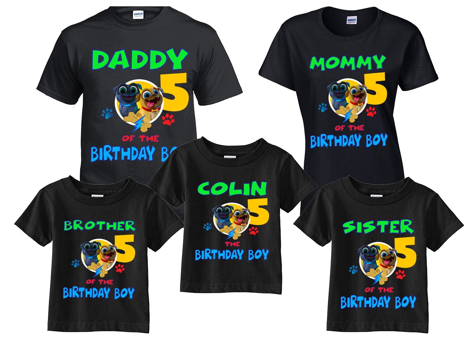 puppy dog pals birthday shirt