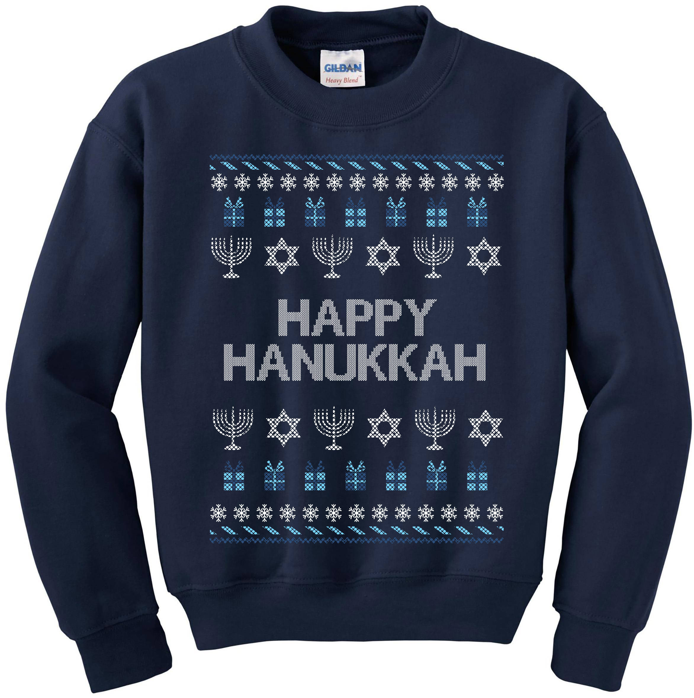 Hannukah Hanukkah Ugly Sweater Chanukah Sweater Happy Etsy