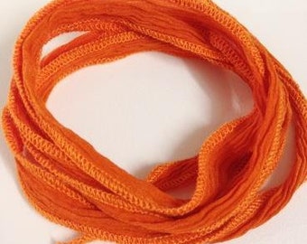 SILK RIBBON BUDDHA-ORANGE