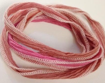 SILK RIBBON PINK-MOCCABEIGE