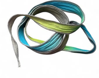 SILK RIBBON TURQUOISE - Grey - Green