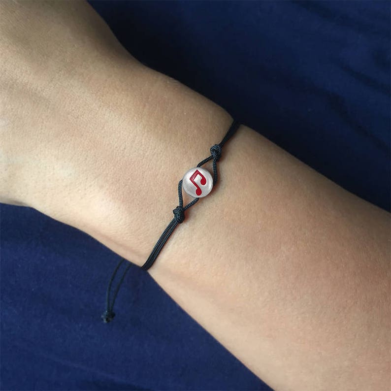 Music Lover Gift \u2013 Sterling Silver Note Bracelet