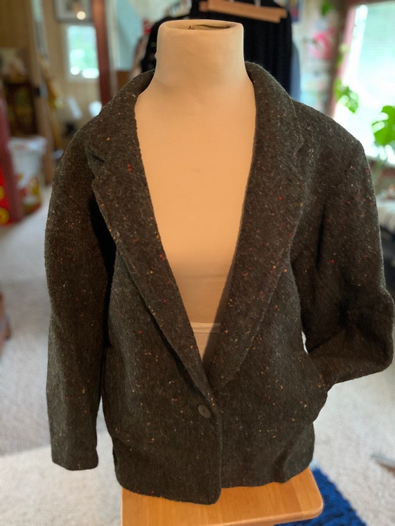 Vintage Wool Benetton Blazer One Of A Kind - image 1