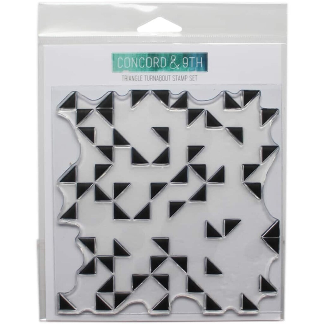 Concord & 9th Triangle Turnabout Clear Stamp - Etsy