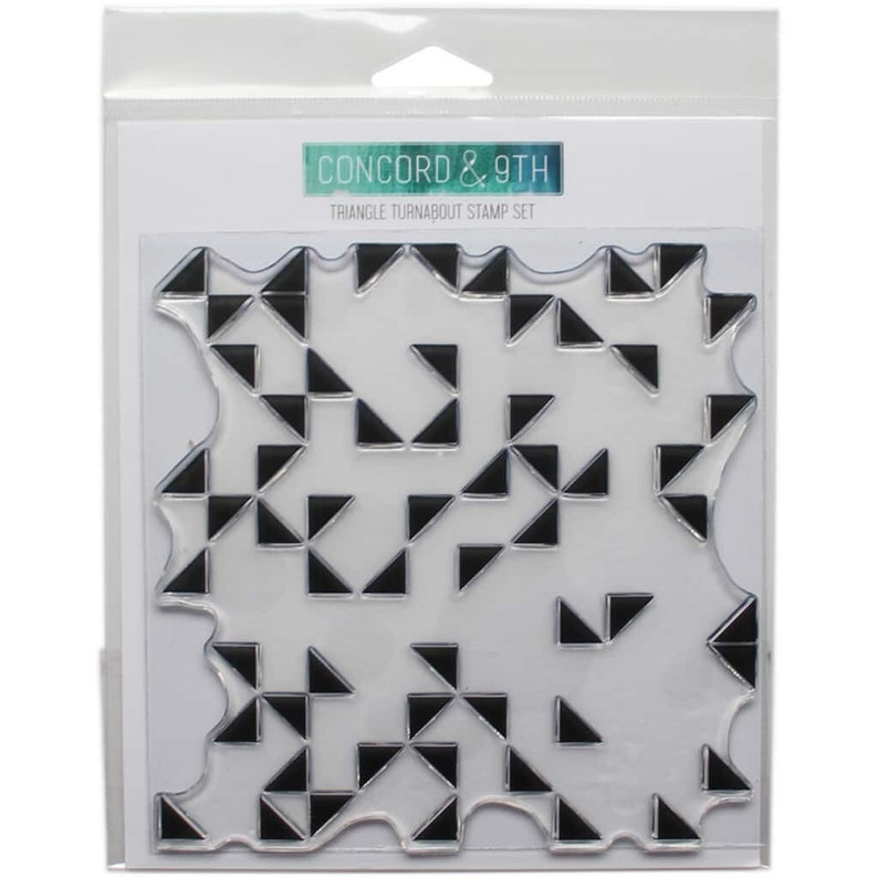 Concord & 9th Triangle Turnabout Clear Stamp - Etsy