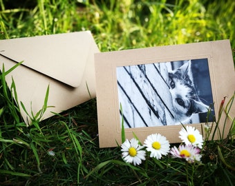 Passepartout Klappkarte Etsy