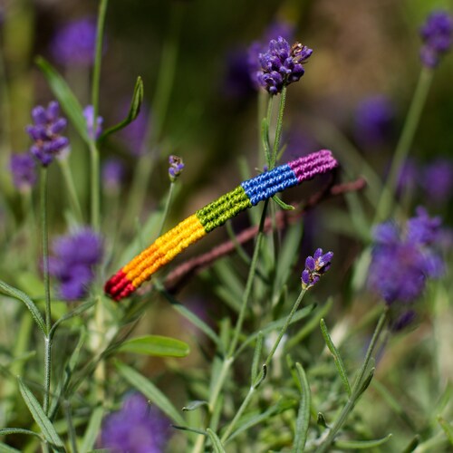 Pulsera clásica arcoíris | LGBTQI+ | Orgullo | Gay | Lesbiana | Homosexualidad | Queer | CSD