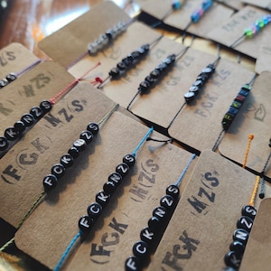 Statement Armband fck nzs, fck afd, gegen nazis, no afd u. a.