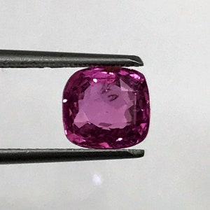 Natural PINK SAPPHIRE | 2.45 Carat Vivid Pinkish Red Color Sparky Luster AAA+++ Fine Quality Natural No Heat Pink Sapphire |Genuine Sapphire