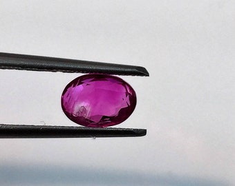 Natural BURMA RUBY | 1.31 Carats Rich Pinkish Red Color Sparky Luster AAA+++ Fine Quality Natural No Heat Burma Ruby | Genuine Burma Ruby.