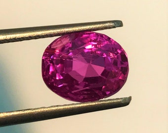 Natural BURMA RUBY| 4.84 Carats Rich Pinkish Red Color Sparky Luster AAA+++ Fine Quality Natural No Heat Burma Ruby | Genuine Burma Ruby.