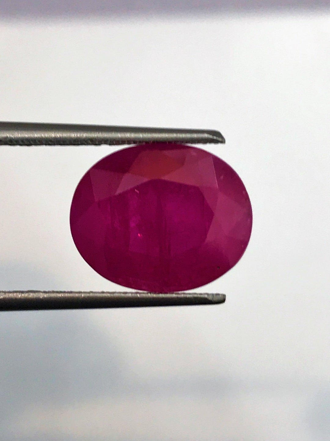 Mid Quality Ruby MOZAMBIQUE RUBY | 5.64 Carats Rich Red Color High Luster AAA+++ Fine ...