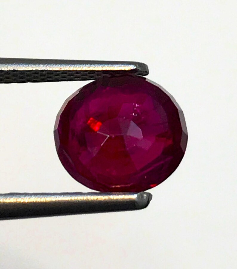 GRS Pigeon Blood Natural BURMA Ruby | 2.05 Carats Rich Pigeon Blood Red ...