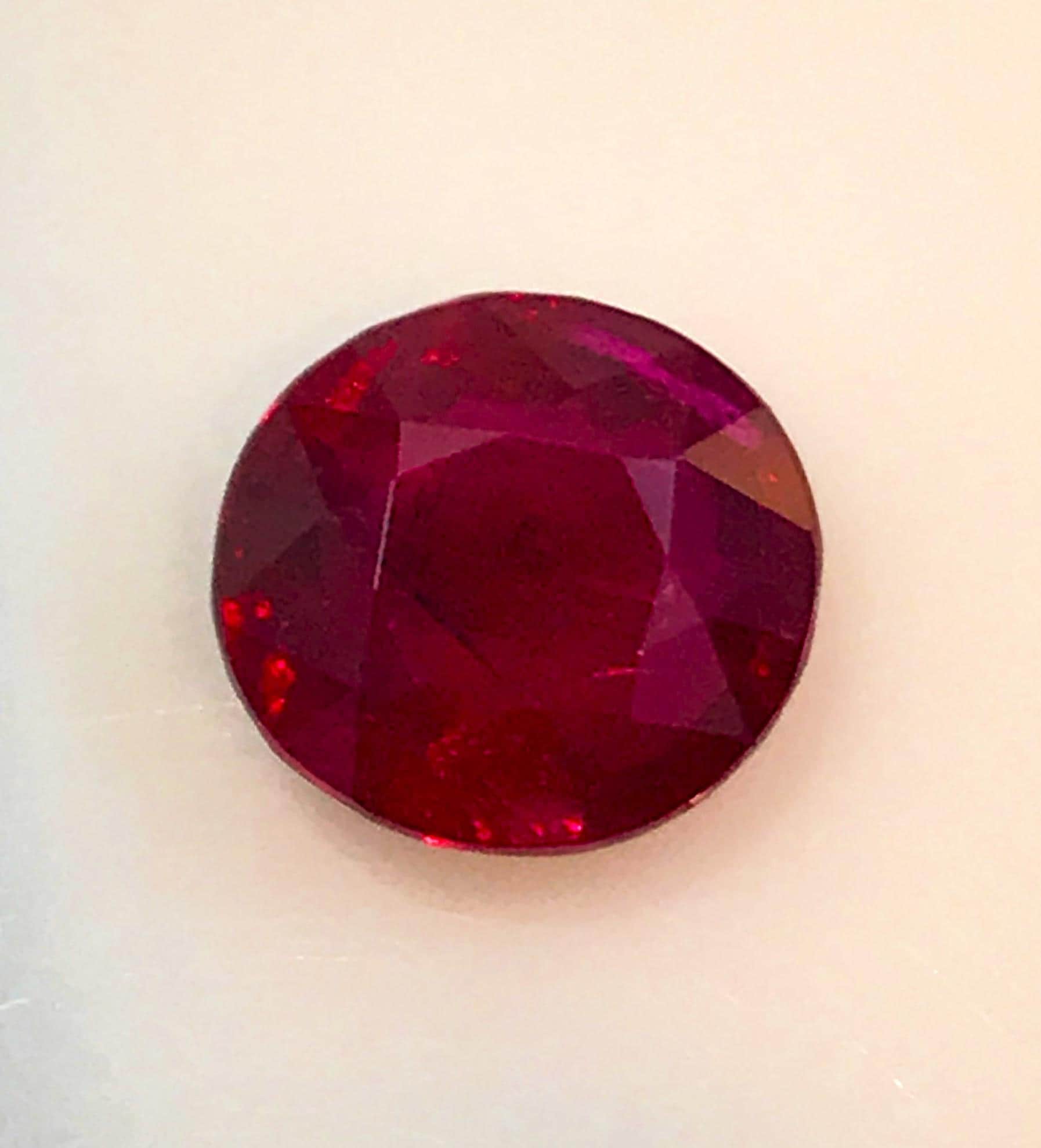 GRS Pigeon Blood Natural BURMA Ruby | 2.05 Carats Rich Pigeon Blood Red ...