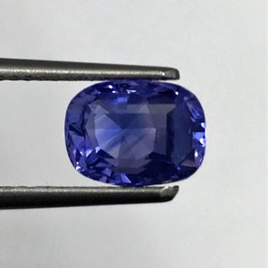 KASHMIR BLUE Sapphire| 2.15 Carat Rich Purple Blue Color Sparky Luster AAA+++ Fine Quality Natural No Heat Kashmir Sapphire|Genuine Sapphire