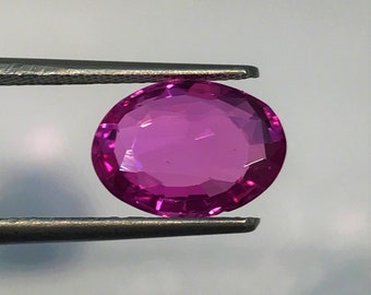 SAPHIR ROSE naturel | 3,63 carats Couleur rose fluo riche, lustre scintillant AAA+++ Saphir rose naturel sans chaleur de qualité supérieure | Véritable saphir.