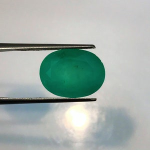 On Sale COLOMBIAN EMERALD | 9.26 Carats Dark Green Color Sparky Luster AAA+++ Fine Quality Natural Colombian Emerald | Genuine Emerald Stone