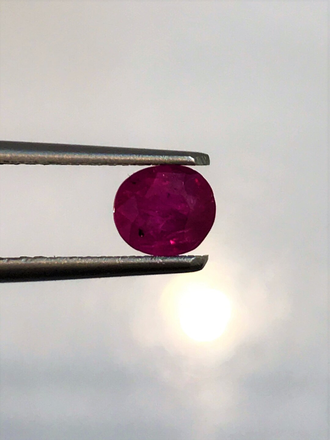 Natural BURMESE RUBY | 0.84 Carats Rich Deep Red Color High Luster AAA ...