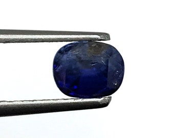 BLUE SAPPHIRE | 1.45 Carats Royal Blue Color High Luster AAA+++ Fine Quality Natural No Heat Blue Sapphire From Sri Lanka | Genuine Sapphire