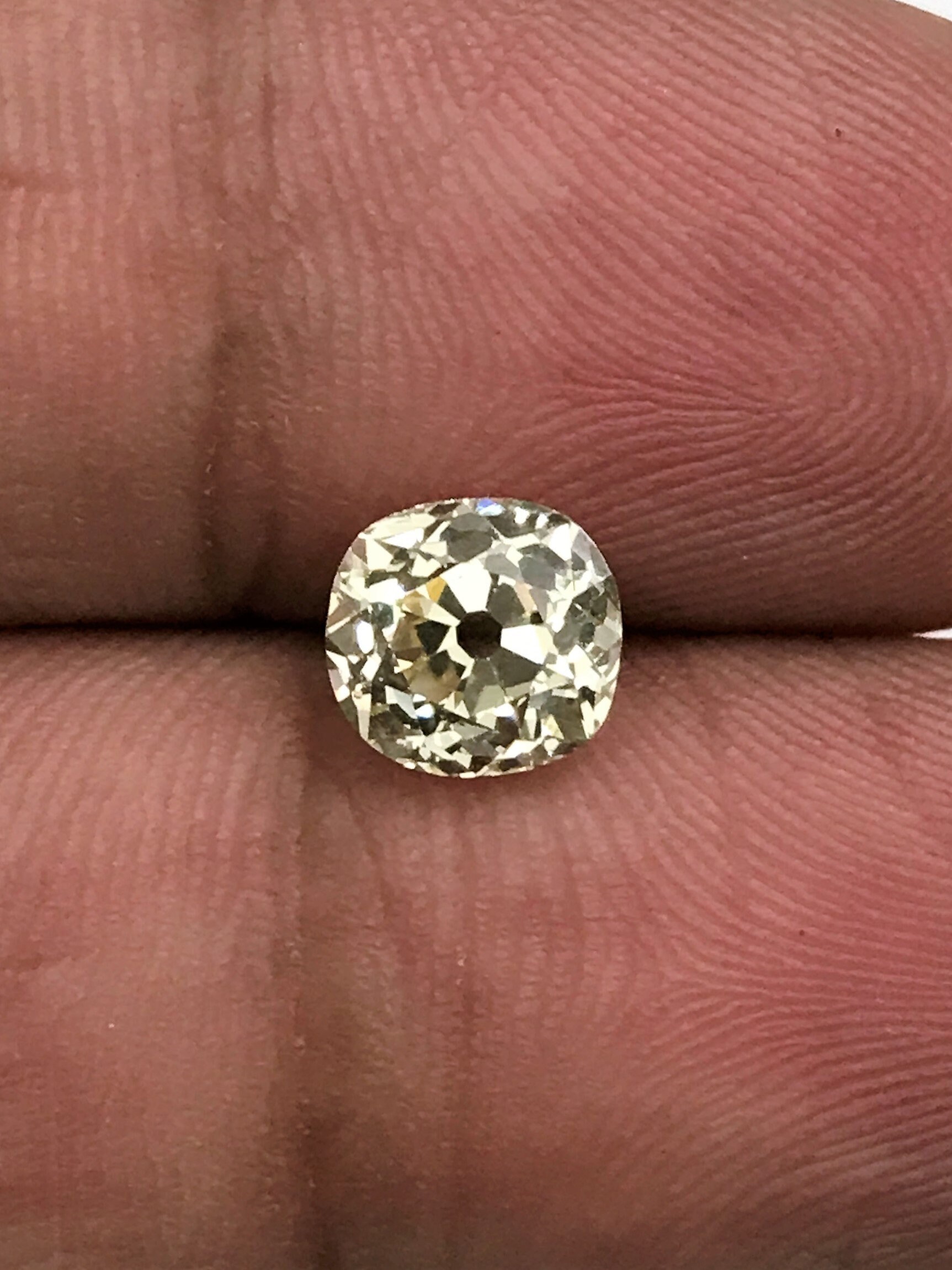 Vintage 1.65 Carats Old European Cut Sparky Luster AAA Fine - Etsy