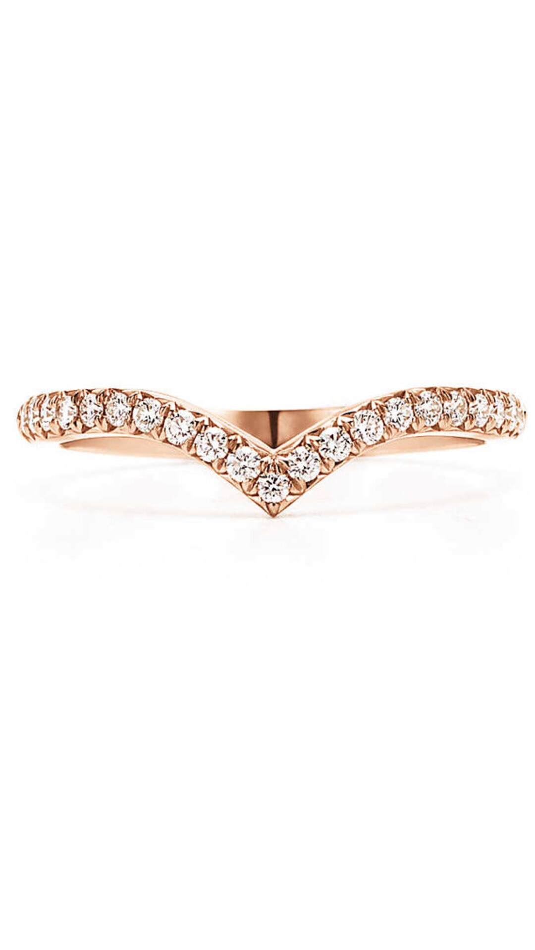 Diamond VIRTUAL BIRD Engagement Ring in 14K Rose Gold Wedding - Etsy