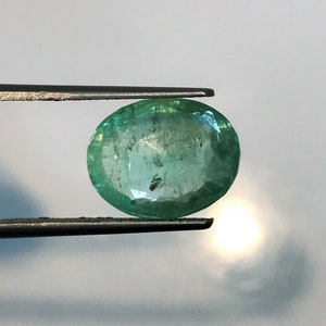 COLOMBIAN EMERALD | 6.47 Carats Rich Green Color Sparky Luster AAA+++ Fine Quality Natural Colombian Emerald | Genuine Colombian Emerald.