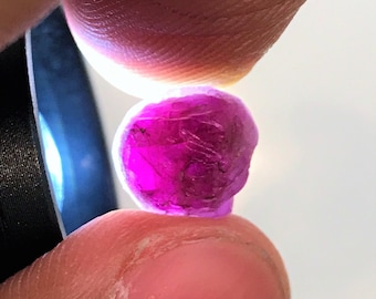 Natural BURMESE RUBY Rough | 6.25 Carats 1 Piece Natural No Heat Raw BURMESE Ruby.