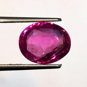 Natural PINK SAPPHIRE | 6.02 Carats Rich Vivid Pink Color Sparky Luster AAA+++ Fine Quality Natural No Heat Pink Sapphire | Genuine Sapphire