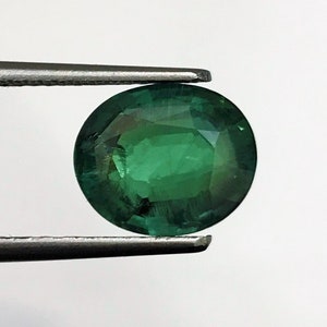 Natural ALEXANDRITE | 3.73 Carats Rich Green To Pinkish Green Color Sparky Luster AAA+++ Fine Quality Natural Untreated Alexandrite Gemstone