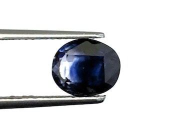BLUE SAPPHIRE | 2.51 Carats Royal Blue Color High Luster AAA+++ Fine Quality Natural No Heat Blue Sapphire From Sri Lanka | Genuine Sapphire