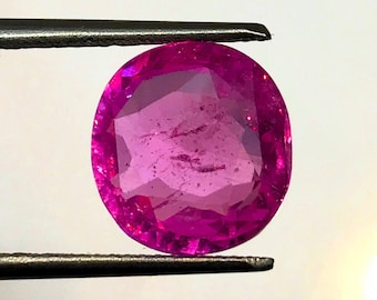 SAPHIR ROSE naturel | 5,79 carats, couleur rose, éclat scintillant, AAA+++, saphir rose naturel de grande qualité | Véritable saphir rose.