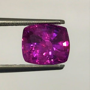 Natural PINK SAPPHIRE | 3.42 Carats Rich Vivid Pink Color Sparky Luster AAA+++ Fine Quality Natural No Heat Pink Sapphire | Genuine Sapphire