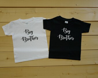 T-shirt Big Brother, T-shirt Grand Frère, chemise d’annonce de grossesse, body d’annonce de grossesse