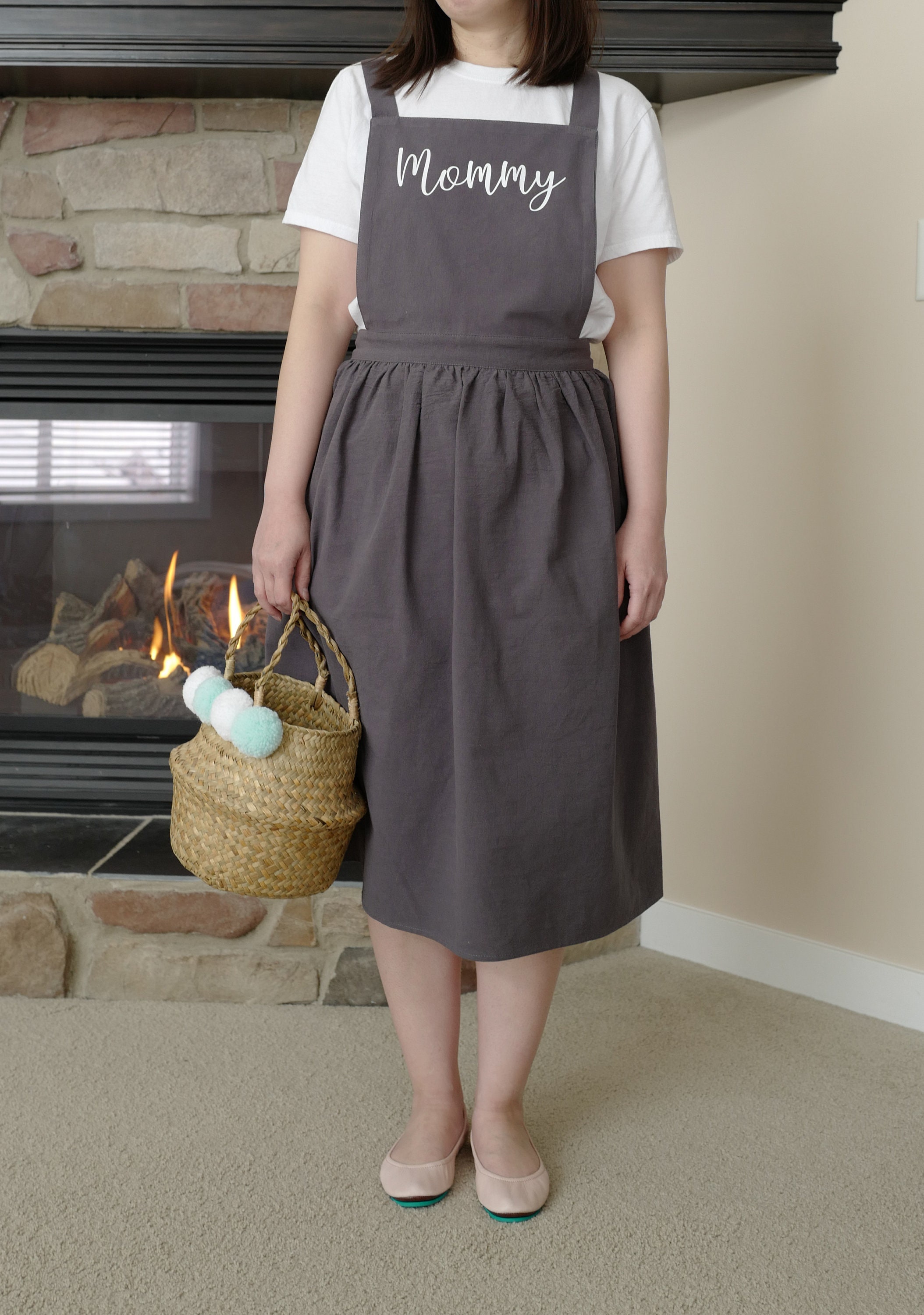 Personalized Apron Dress Style Apron Feminine Apron Etsy