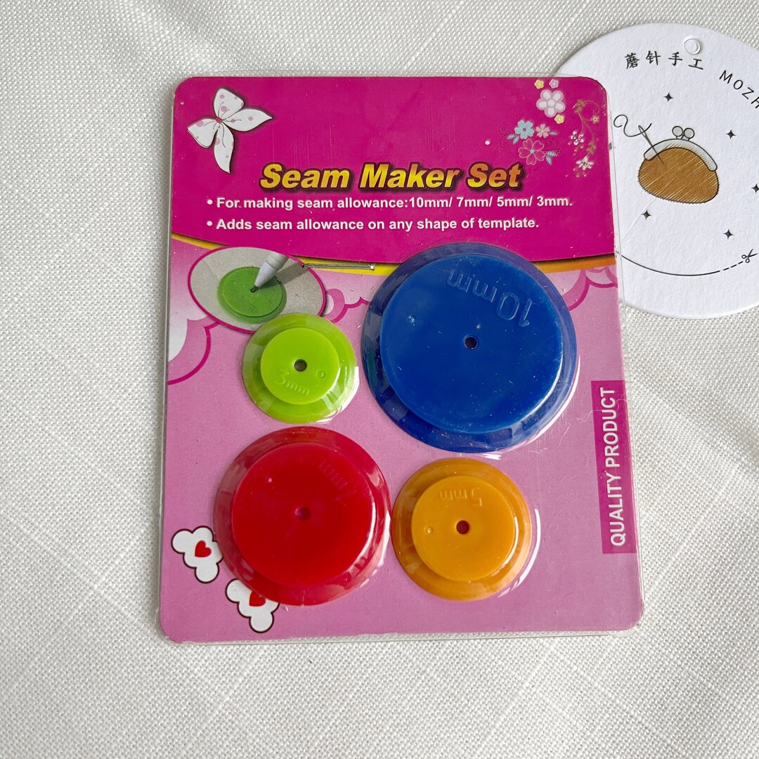 7002 Seam Maker Set for Purse DIY, 4 Pieces A Set for Making Seam
