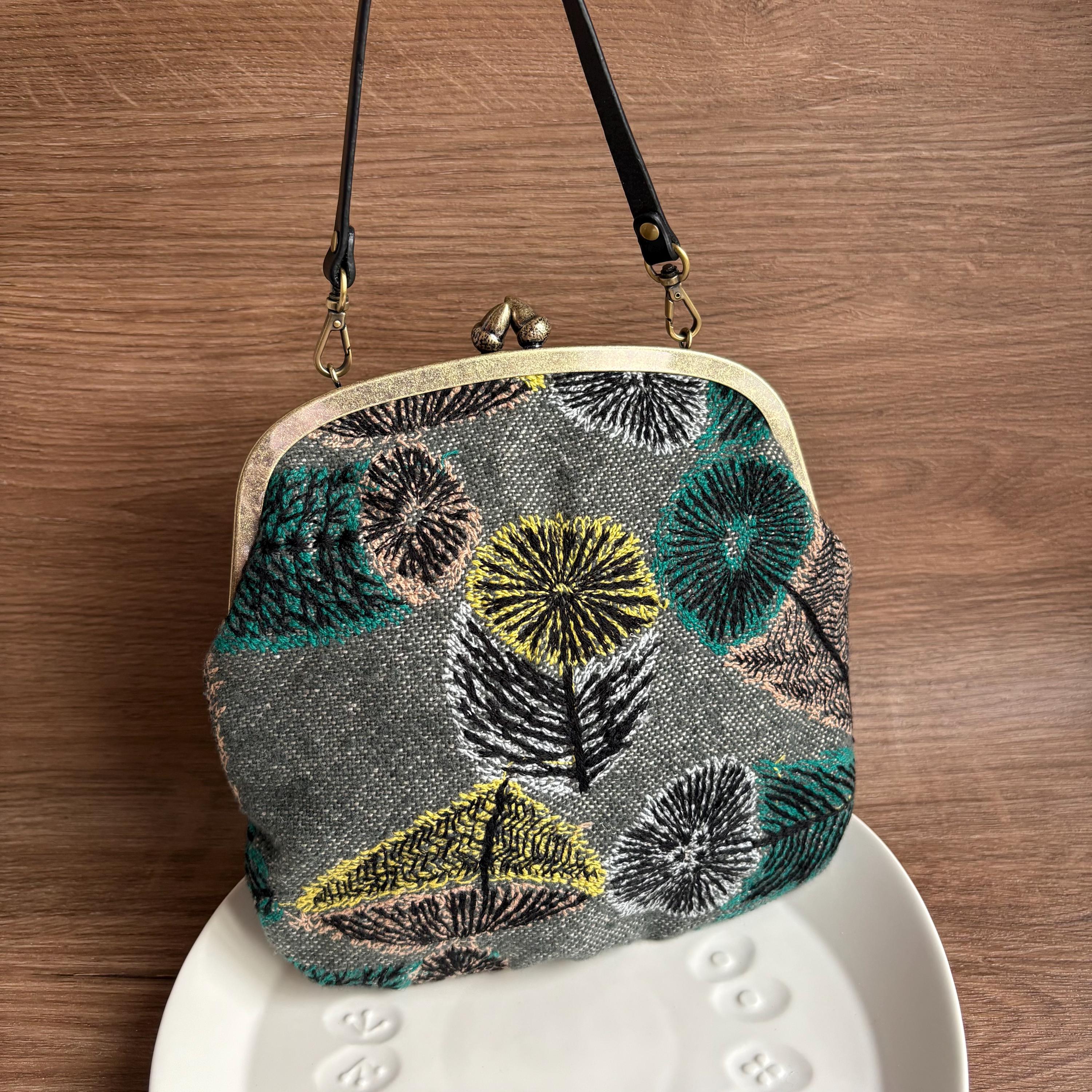 【未使用】mina perhonen　rosy 　cuddle purse ミナペルホネン cuddle purse -rosy- - ミナペルホネン正規取扱