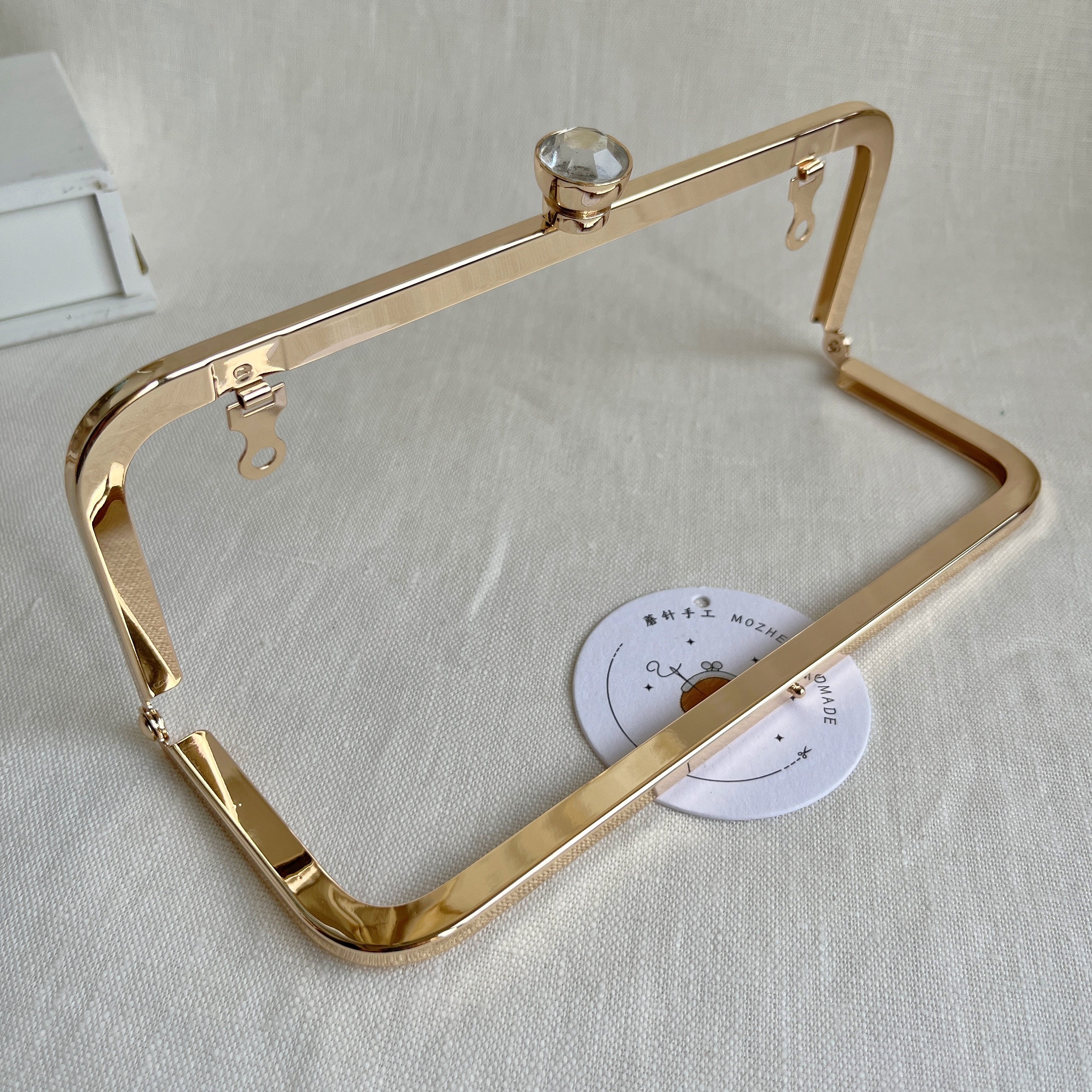 3046# 7.7*20.5cm Elegant Diamond Embedded Bead Square Light