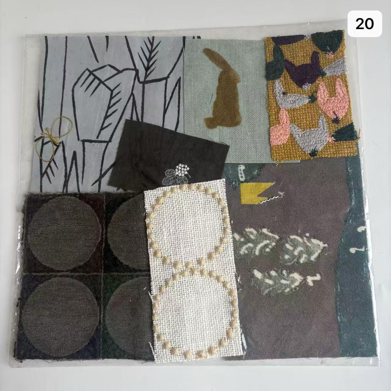 1199# Mina Perhonen Mix & Match Small Fabric Bundle, Circle